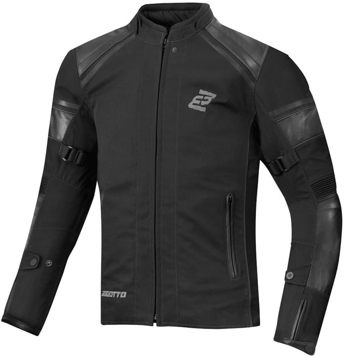 Bogotto Blizzard-X Waterdichte Zwart Textiele Motorjas - Jas