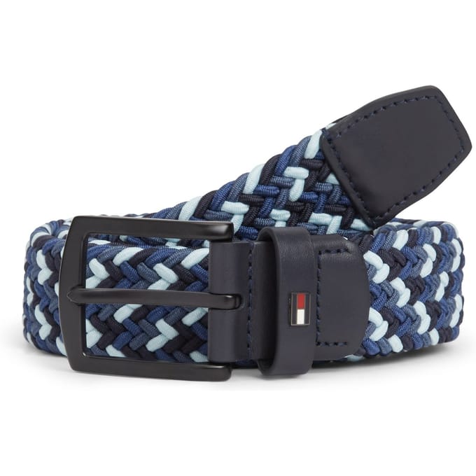 Tommy Hilfiger Denton Elastic 3.5 Belt Well Water Größe: 105 | Gürtel Outlet | Herren