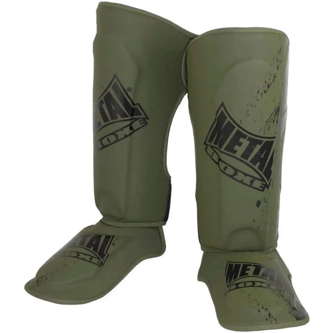 Scheenbeschermer + voet Metal Boxe Blade