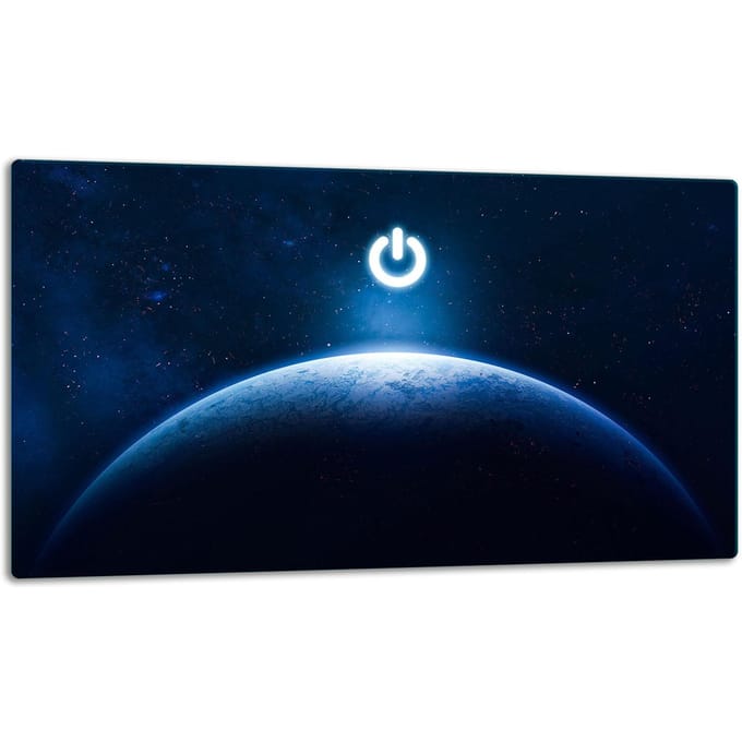 TMK ArtDeko - Snijplank - Glas - 52cm x 30cm - Zwart