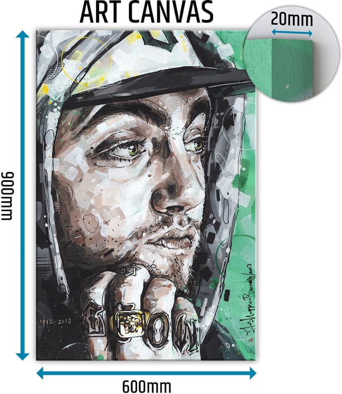 Mac Miller canvas 60x90 cm