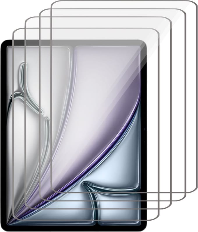 Screenprotector geschikt voor iPad Air 11 inch 2024 - 4x Gehard Glas Screen Protector GlassGuard