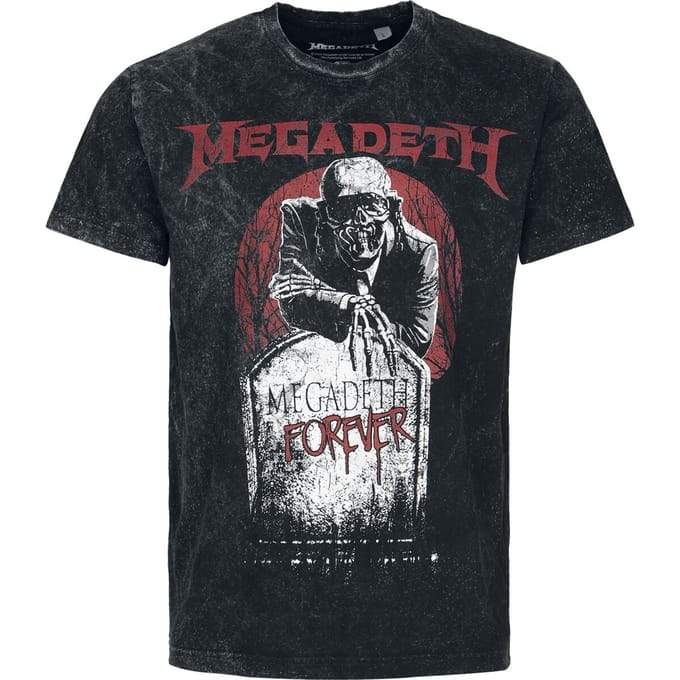 Megadeth T-shirt - Forever - S tot 4XL - voor Mannen - antraciet