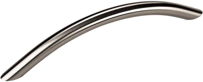 Meubelgreep BG01 Boorgatafstand 128 mm roestvrij staal optiek Gebogen handgreep van SOTECH