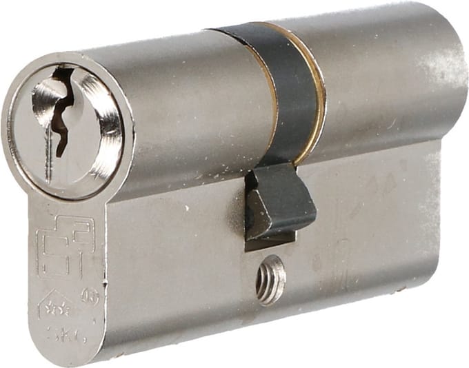 S2 veiligheidscilinder S6 30/35 SKG 2, dubbele profielcilinder (gelijksluitend)