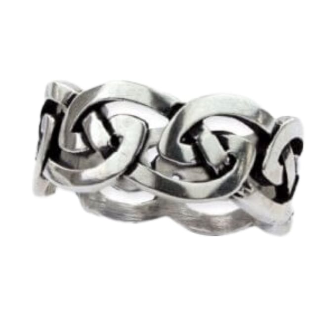 Zilveren “Keltische Knoop”-ring'(R705.65)