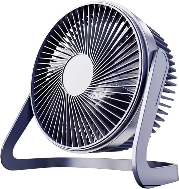 Livano Ventilator Staand - Ventilatoren - Tafelventilator - Statief - Extra Verkoelend - Aircooler - Cooling Fan - Cooler - Blauw