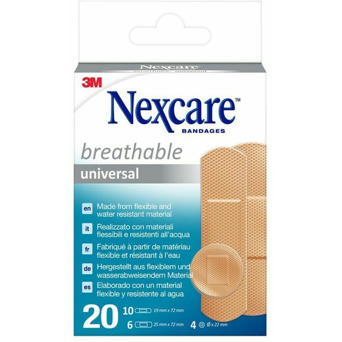 Nexcare 3m Breathabl.univer. Ass. Strips20 N0320as