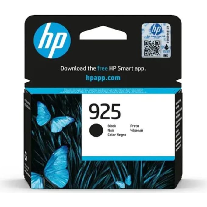 HP Inktcartridge 925 (4K0V9PE) Zwart