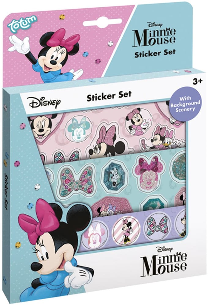 Minnie mouse sticker set | 12 stuks