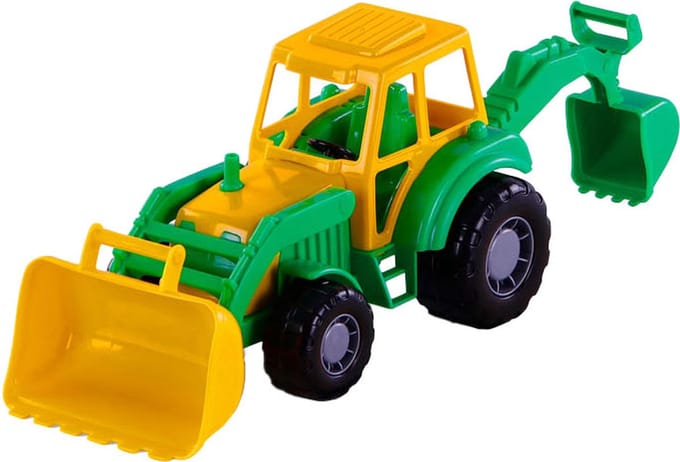 Cavallino Toys - Cavallino Junior Excavator Tractor Green