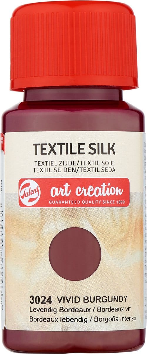 Talens Art Creation Textiel Silk 50 ml Levendig Bordeaux