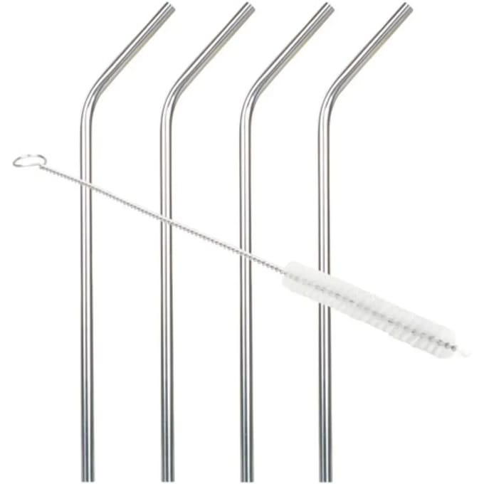 Gebogen rietjes met schoonmaakborstel Chevalier Diffusion (x4)