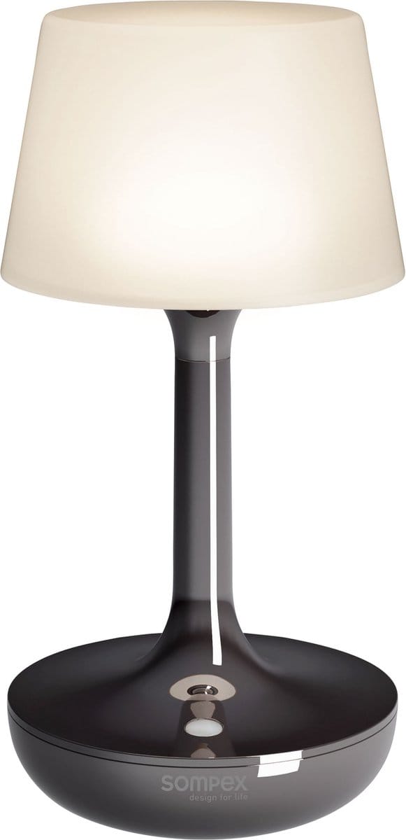 Sompex tafellamp Ginn |Space Grey| Oplaadbaar| RGB verlichting | Spatwaterdicht