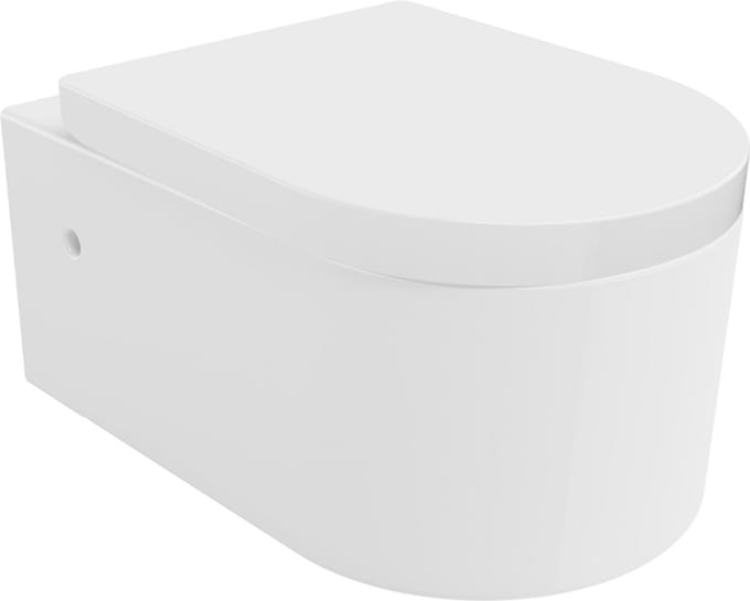 Mexen Sofia wc-pot met hard, langzaam sluitend toiletbril, wit glans - 30798000