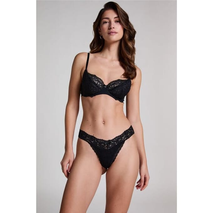 Hunkemöller String Onderbroek Madison ULV string - zwart - Maat S