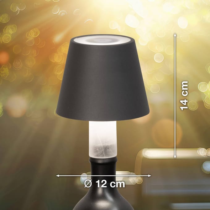 FH Lighting LED-fleslamp Fiocco, zandgrijs, RGBW, IP54, dimbaar