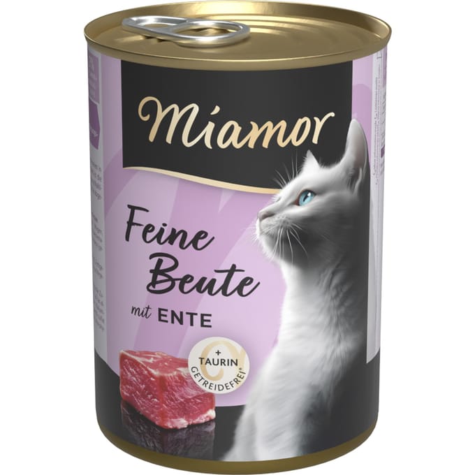 Miamor Fijne Prooi 24 x 400 g Kattenvoer - Eend