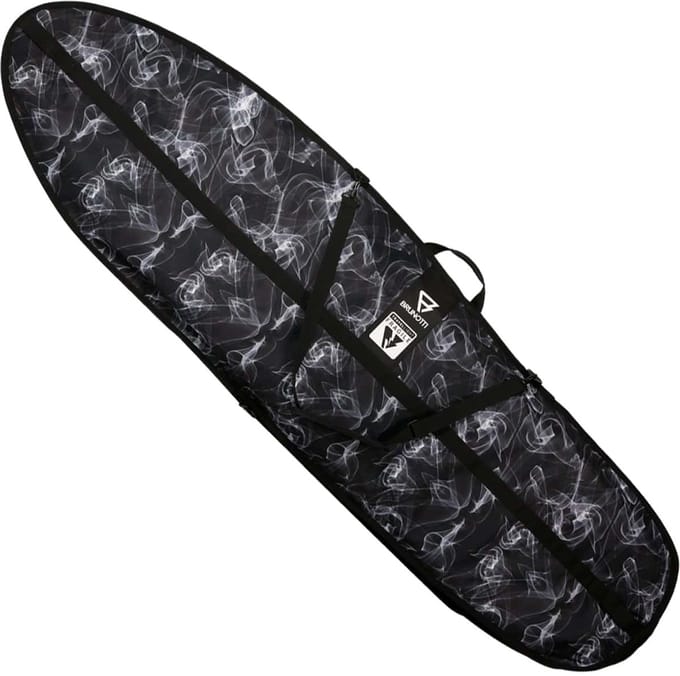 Brunotti - Radiance Surf Boardbag - Zwart - 6'4 - Met Padding en Schouderband