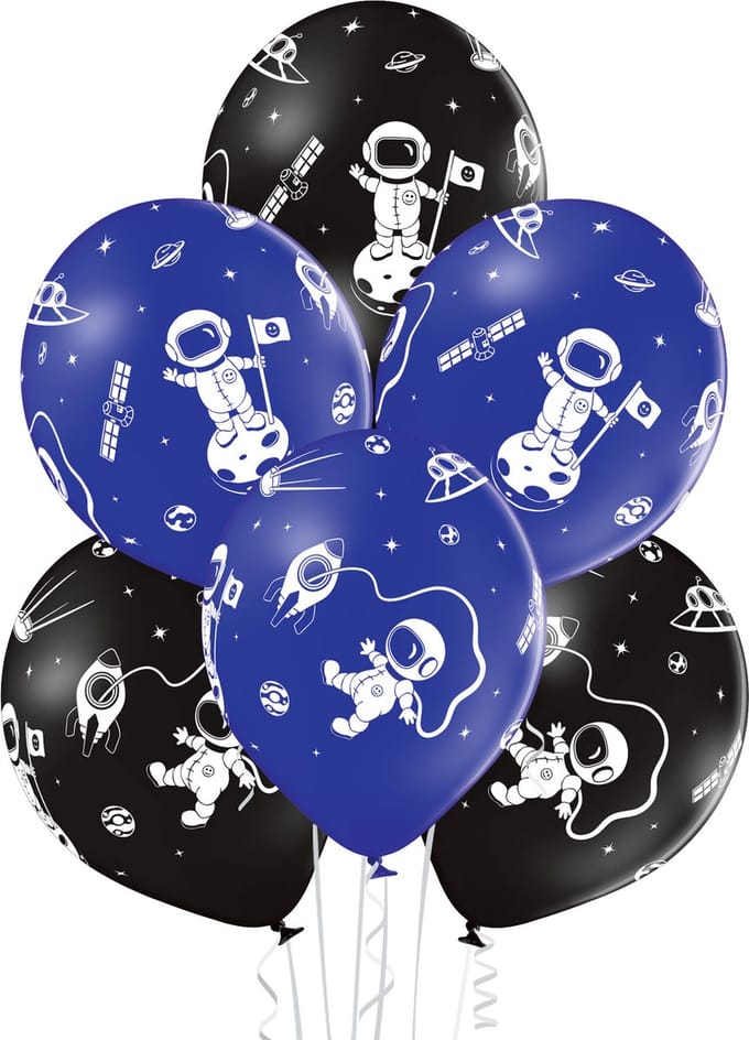 Kosmonaut Astronaut 6 premium ballonnen 30cm