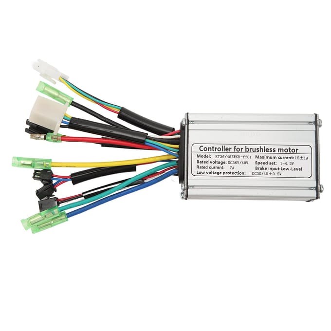 Elektrische Fiets Ombouwset Professionele KT 15A Controller LCD4 Paneel TT009 Duimgas Set voor black