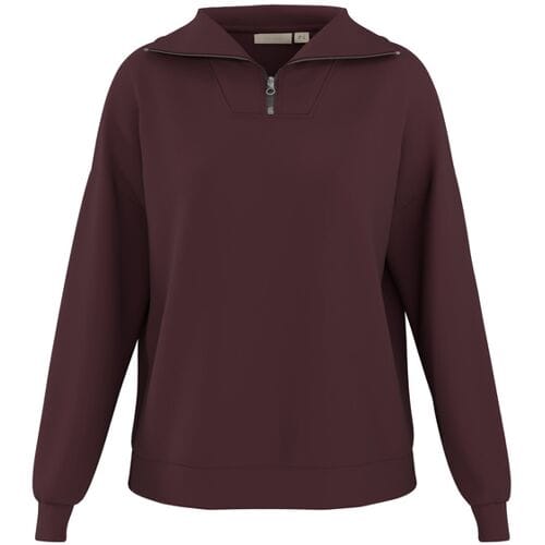 ESMARA Dames sweater (Bordeaux, XS (32/34))