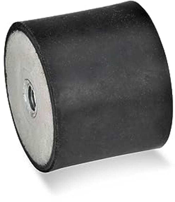 Aanslagbuffer 60-40-M10 | Natuurlijk Rubber Buffers voor Aggregaten | 2 Stuks