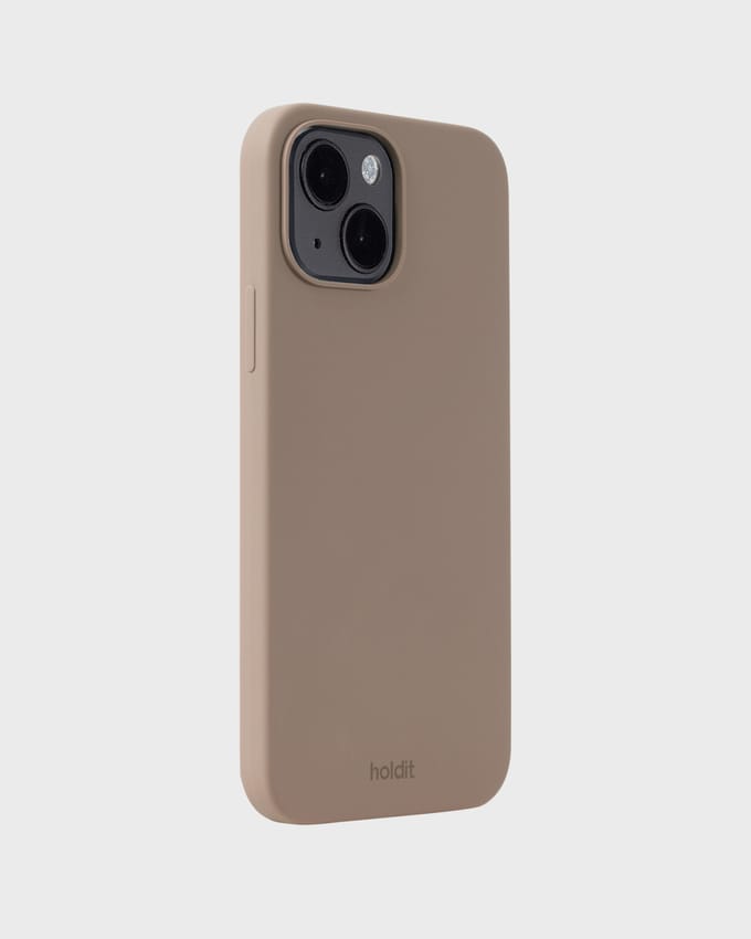Holdit Silicone Case geschikt voor Apple iPhone 14 / 13 - Mocha Brown