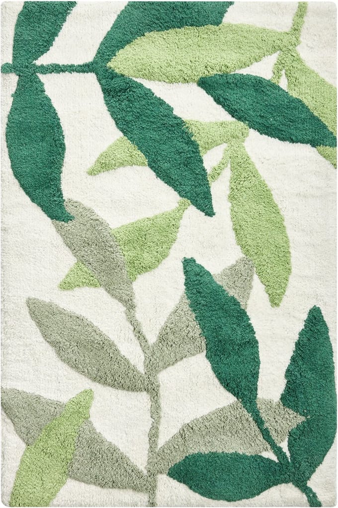 ASAN - Badmat - Groen - 60 x 90 cm - Katoen