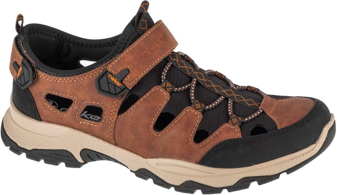 Rieker Sandals B8375, Mannen, Bruin, Sandalen, maat: 42
