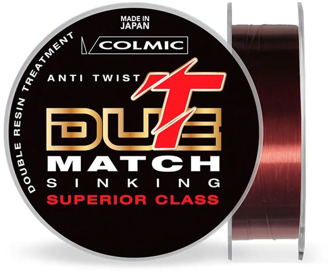 Colmic T-due Sinking Match Monofilament 600 M Zilver 0.200 mm