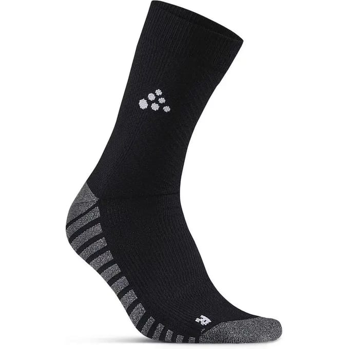 Craft Progress Anti Slip Mid Gripsokken - Zwart | Maat: 46/48