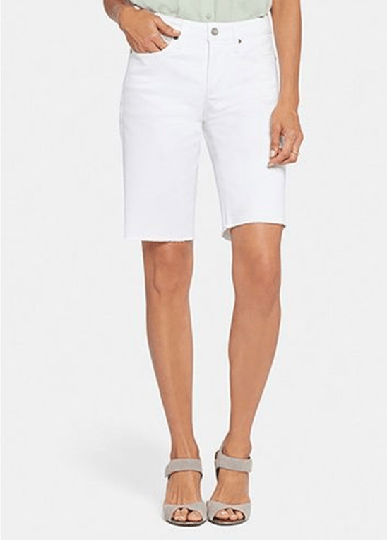 Boyfriend Short Wit Premium Denim | Optic White
