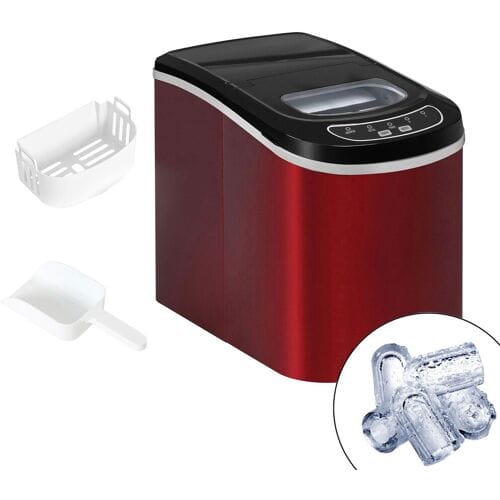 GGM Gastro Eiswürfelmaschine - Hohlzylinder - 12 kg/24 h - Rot