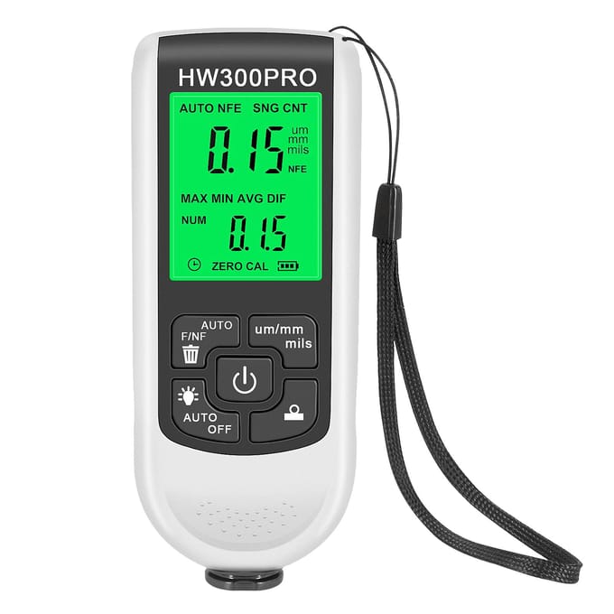 Autolaklaagdiktemeter Metaallaagdiktemeter 0-2000UM Fe & NFe-sondemeting