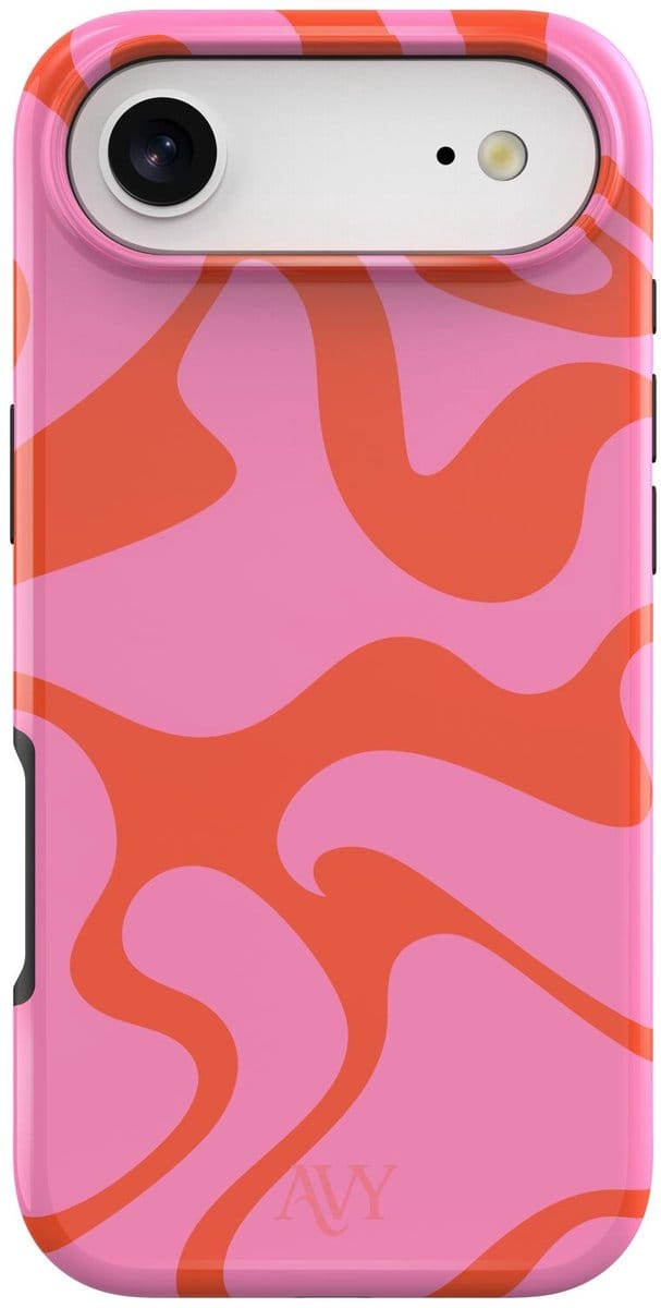 AVY Hard Shell Back Cover | geschikt voor Apple iPhone Air | Rosé Twist | Compatibel met MagSafe & Qi2