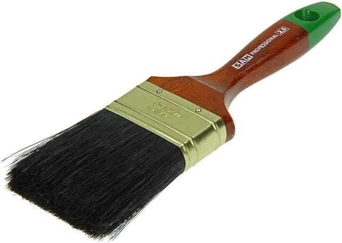 SAM professional lazuur platte verfkwast / beitskwast - 2,5 inch
