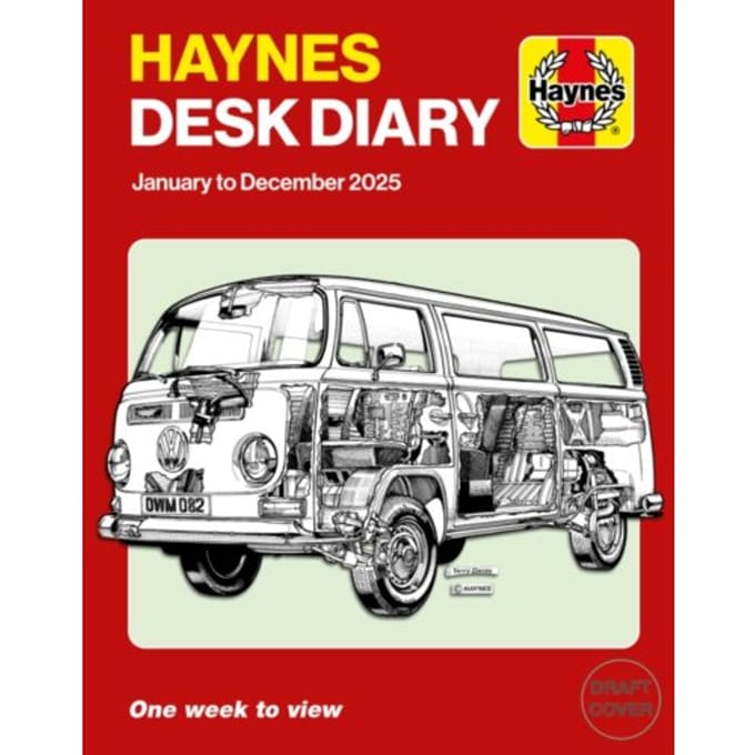 Haynes 2025 Desk Diary – January To December 2025