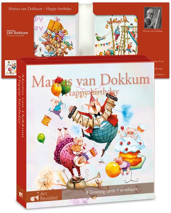 Kaartenmapje Marius van Dokkum - Happy birthday