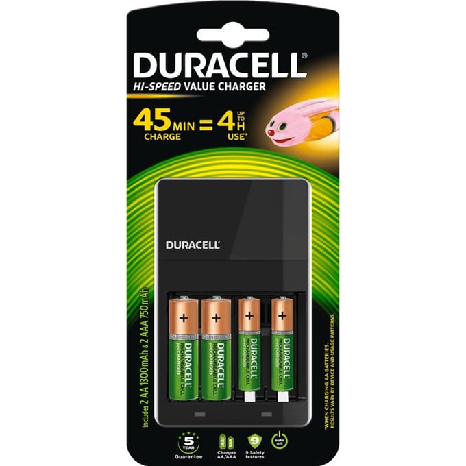 Duracell Advanced Charger CEF27 Batterijlader NiMH AAA (potlood), AA (penlite)