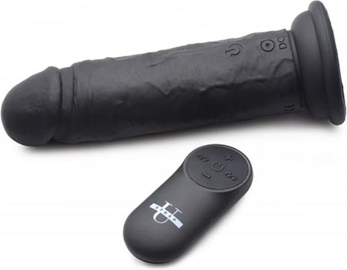 XR Brands - Power Player - Vibrating Dildo with Remote Control