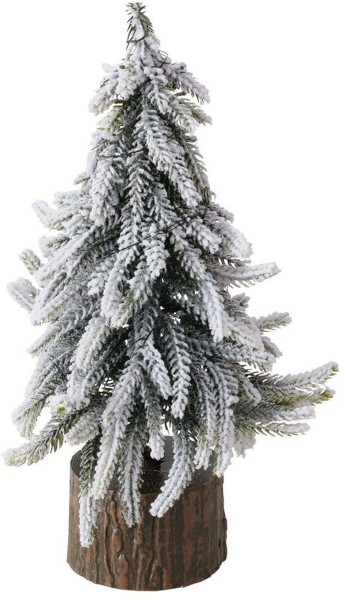 Boltze Home kunstkerstboom LED sfeervolle kerstdecoratie 28cm multicolor.