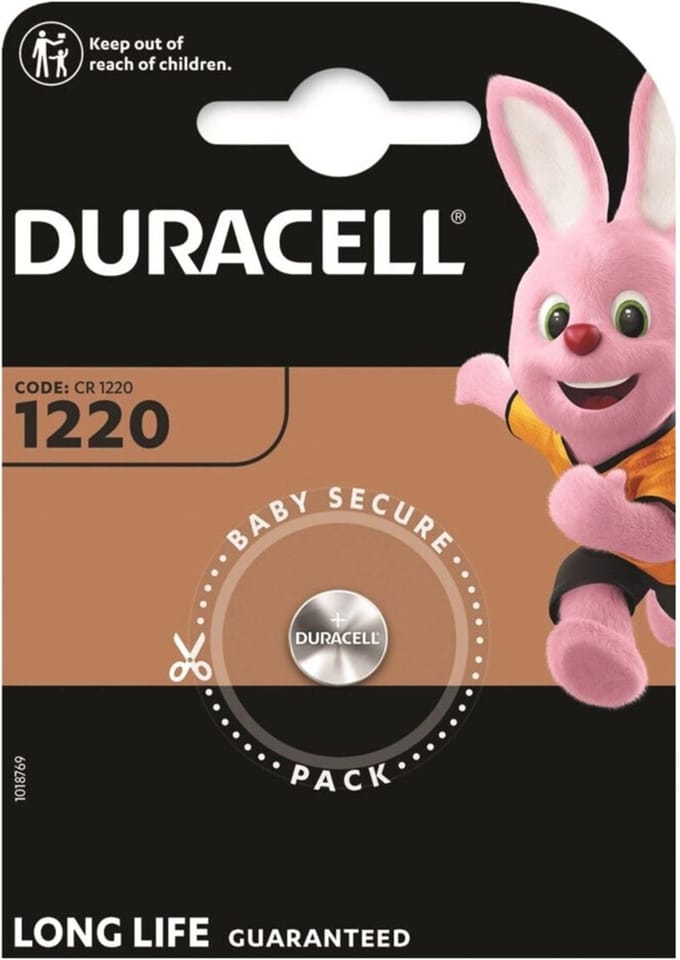 CR1220 CR 1220 DL1220 Duracell Lithium Batterij