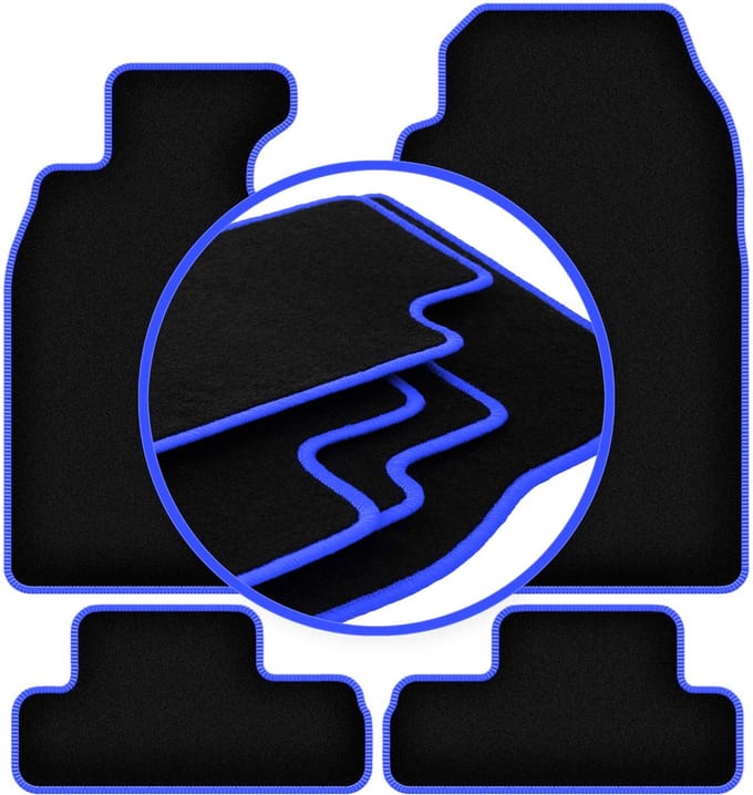 CARLUX-BLUE automatten voor: Mini Cooper R52 Cabrio (2004-2008)