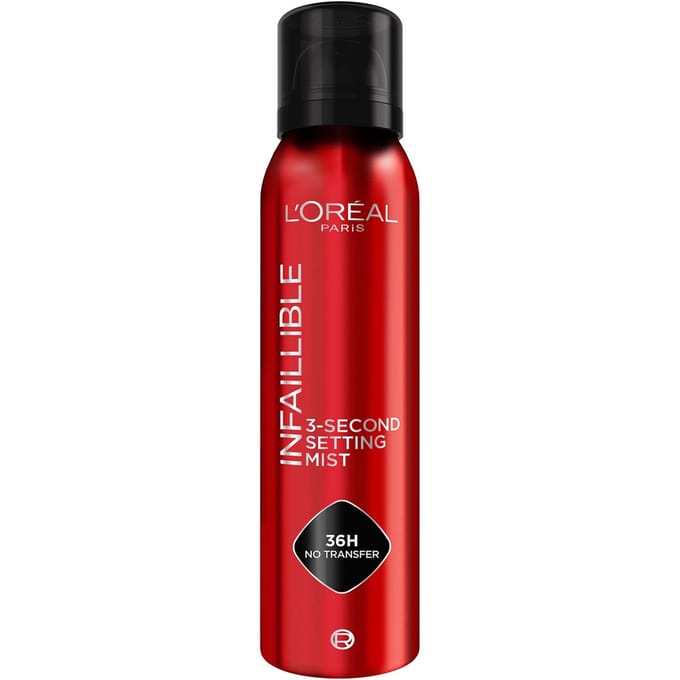 L'Oréal Paris Infaillible 3-second Setting Mist JUMBO formaat - Setting Spray - transferproof in 3 seconden - voor make-up die tot 36 uur blijft zitten - 150 ml