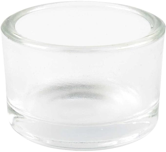 Creativ Company Glazen Waxinelicht 3,2x5 cm 48 stuks