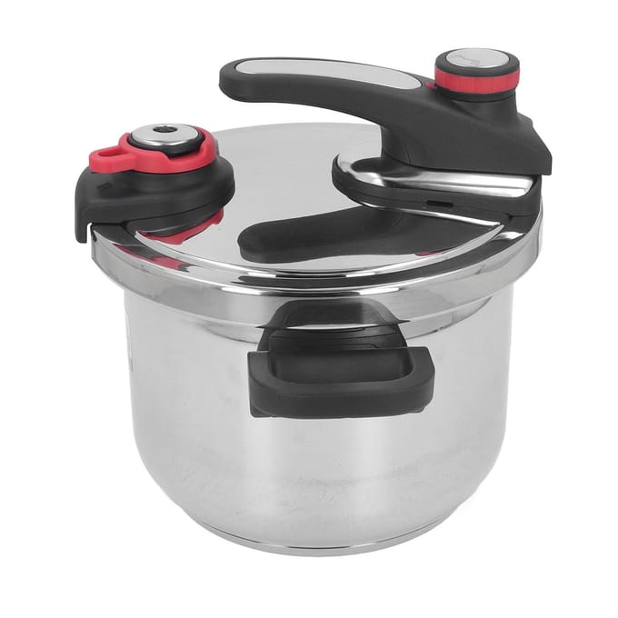 Autocuiseur électrique 6L Acier inoxydable 304 2 vitesses Cuisinière Multi-cuiseur Batterie de cuisine L white