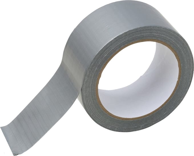 TD47 Ducttape 50mm x 25m Grijs