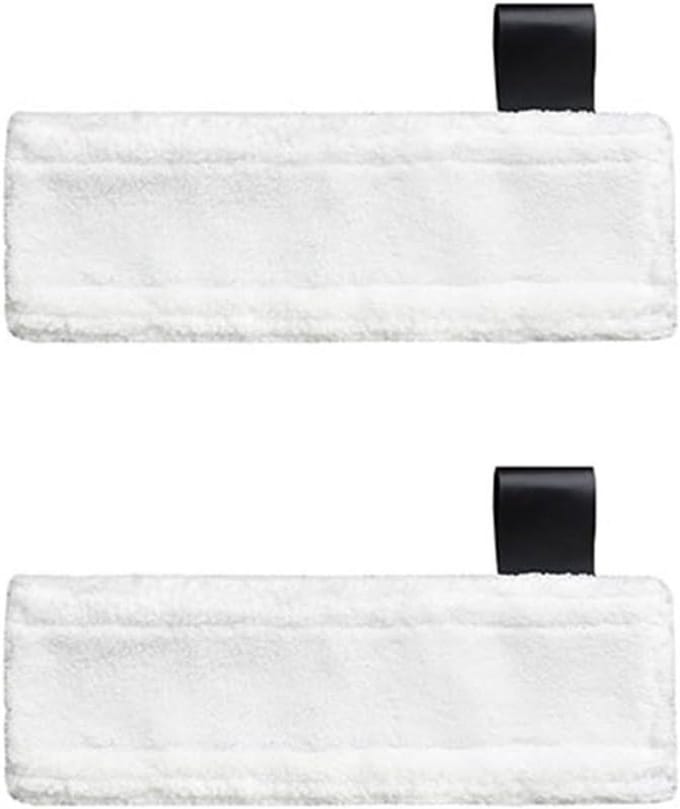 Stofzuiger Mop Doeken - Microfiber Pads - Stoomreinigen Vloeren - Hoge Kwaliteit - Set van 2 - Wit