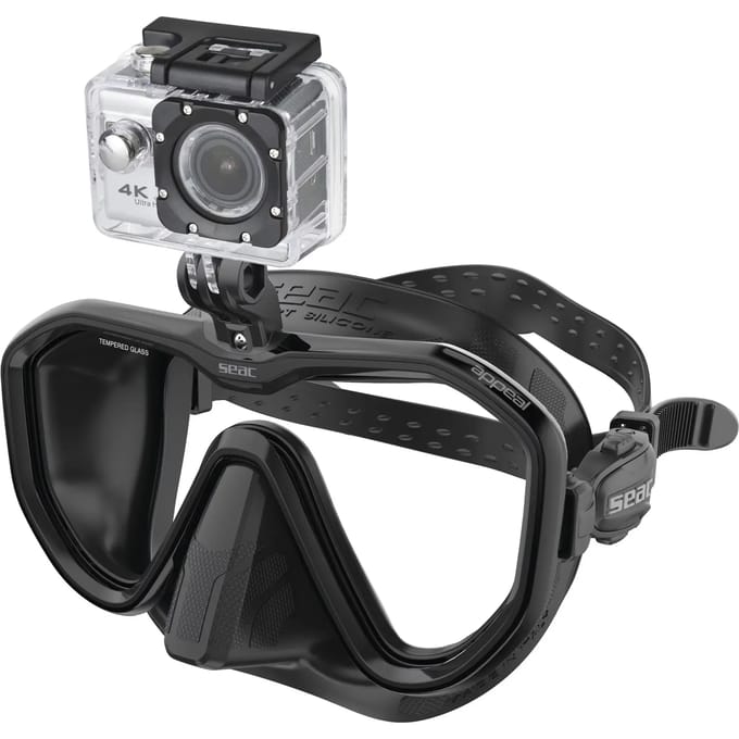 Seacsub Appeal Pro Black Duikmasker Zwart Man,Vrouw